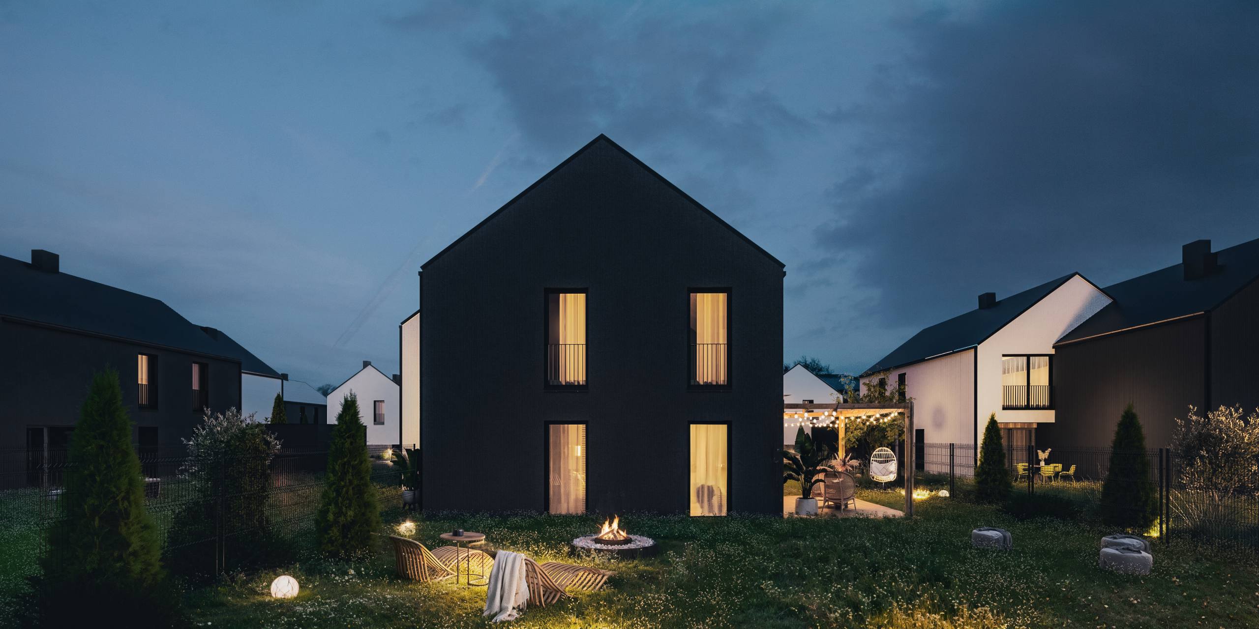 Nadolice Wielkie: project of a complex of single-family residential buildings